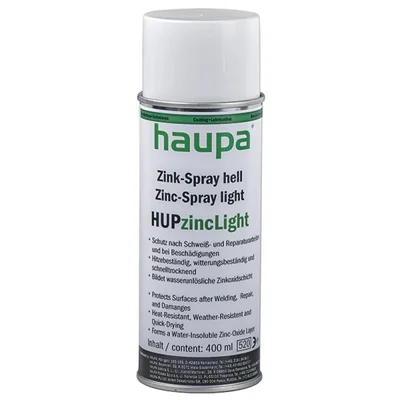 HUPzincLight bright zinc spray, 400ml