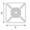 HW-3ACB adhesive holder (20x20)