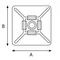 HW-4ACB adhesive holder (25x25)