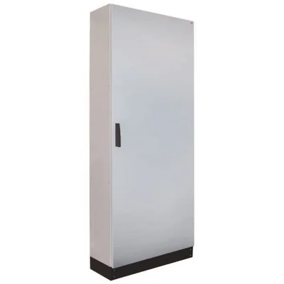 HXS300 3-12 PH1 Empty floor-standing enclosure, IP65, class I RAL7035 (800x1850x300) with 100 mm base
