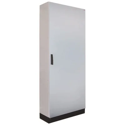 HXS300 3-12 PH1 Empty floor-standing enclosure, IP65, class I RAL7035 (800x1850x300) with 100 mm base