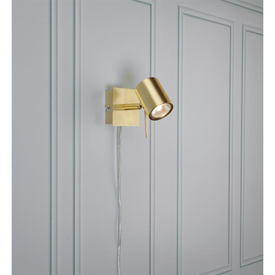 HYSSNA Wall lamp brass