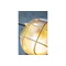 IBIZA CHANNEL LAMP, ROUND WITH GRILLE, max. 60W, E27, WHITE ABS BODY, GLASS LAMPSHADE, IP44