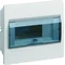 IC2 Appareillage 1x8M p/t IP40 porte transparente