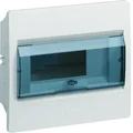 IC2 Schaltanlage 1x8M p/t IP40 transparente Tür