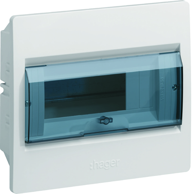 IC2 Switchgear 1x8M p/t IP40 transparent door