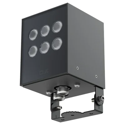ICE CUBE 2.0 R ED luminaire 1150lm 3000K IP65 30° gray 10.6 W