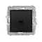 ICON Single Pole Switch Mechanism American Style Matte Black