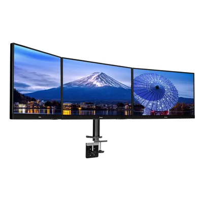 IIYAMA DS1003C-B1 3-monitor mount
