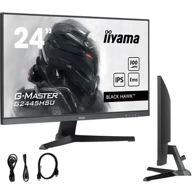 iiyama G-Master Black Hawk G2445HSU-B2 Monitor 24" IPS LED 100Hz 1ms /HDMI DisplayPort/ FreeSync FlickerFree