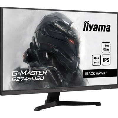 iiyama G-Master G2745QSU-B2 Black Hawk Monitor 27" WQHD IPS LED 100Hz 1ms /HDMI DisplayPort /USB-Hub FlickerFree
