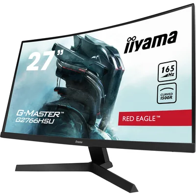 iiyama G-Master G2766HSU-B1 RedEagle monitor 27" zakřivený VA LED, 1ms, 165Hz, HDR, FreeSync Premium, FlickerFree, BlackTuner