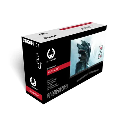 iiyama G-Master G2766HSU-B1 RedEagle monitor 27" zakřivený VA LED, 1ms, 165Hz, HDR, FreeSync Premium, FlickerFree, BlackTuner