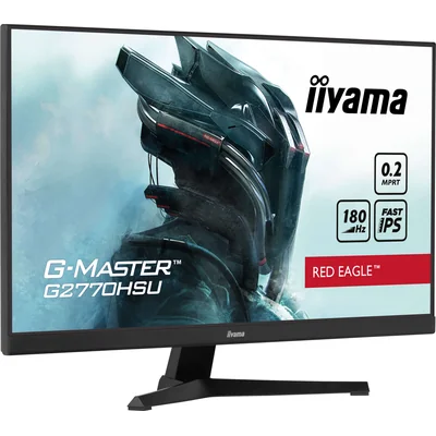 iiyama G-Master G2770HSU-B6 monitor 27" IPS, 180Hz, 0.2ms /HDMI, DP/ Adaptive Sync, Red Eagle