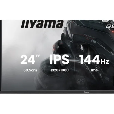 iiyama G-Master GB2441HSU-B1 Black Hawk 24" IPS LED 144 Hz 1 ms / HDMI, DisplayPort / Freesync, Black Tuner, HAS