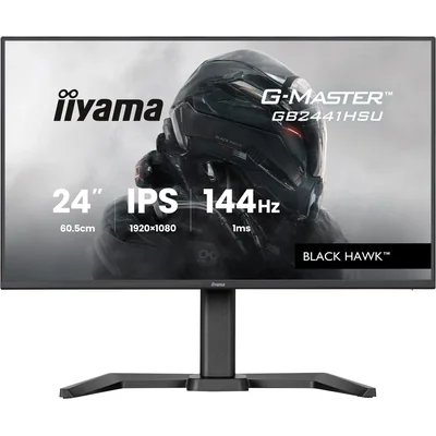 iiyama G-Master GB2441HSU-B1 Black Hawk 24" IPS LED 144Hz 1ms /HDMI, DisplayPort/Freesync, sintonizzatore nero, HAS