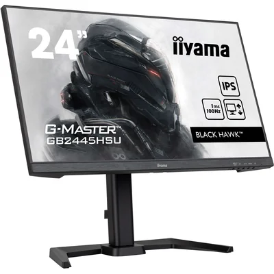 iiyama G-Master GB2445HSU-B2 Black Hawk monitor 24" IPS LED 100Hz 1ms /HDMI DisplayPort/USB hub FlickerFree HAS