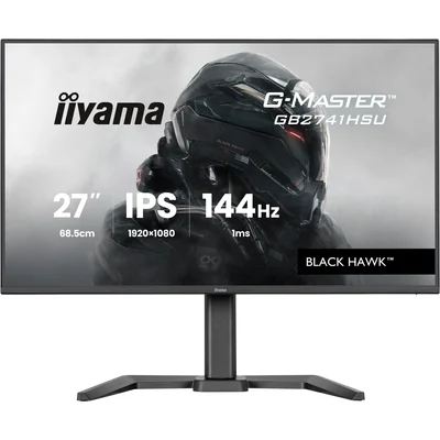 iiyama G-Master GB2741HSU-B1 Black Hawk 27" IPS LED 144Hz 1ms /HDMI, DisplayPort/Freesync, sintonizzatore nero, HAS