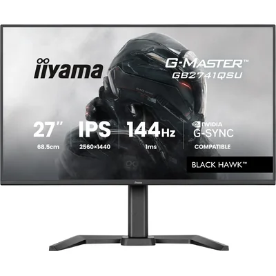 iiyama G-Master GB2741QSU-B1 Black Hawk 27" QHD IPS LED 144Hz 1ms /HDMI, DisplayPort/ Freesync, Black Tuner, HAS