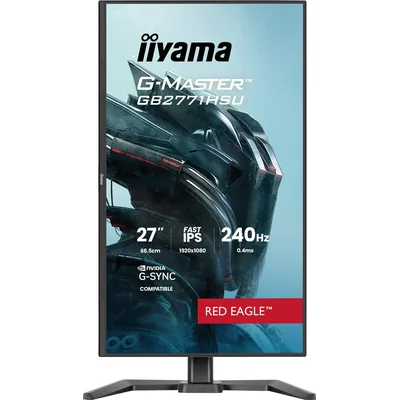 iiyama G-Master GB2771HSU-B1 Red Eagle 27" IPS LED 240 Hz 0,4 ms /2 x HDMI, DisplayPort/ G-SYNC adaptativo, sintonizador negro, HAS