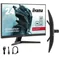 iiyama G-Master GC2480HSU-B1 Red Eagle monitor 24" zakřivený VA LED, 180 Hz, 0,5 ms, /2x HDMI, DP/ AdaptiveSync HDR