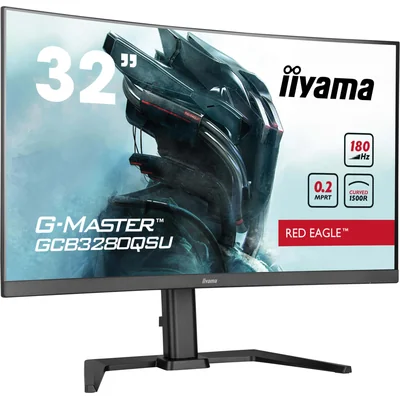 iiyama G-Master GCB3280QSU-B2 Red Eagle monitor 32" curved VA LED, WQHD, 180Hz, 0.2ms, /2xHDMI, DP/ AdaptiveSync