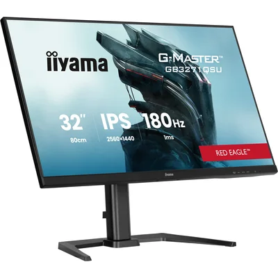 iiyama G-Master Red Eagle GB3271QSU-B2 WQHD IPS 180Hz 1ms FreeSync Premium monitor 2xHDMI 2xUSB-C DP