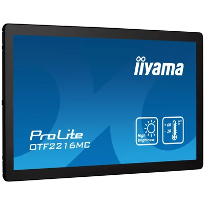 iiyama OTF2216MC-B1 Touchmonitor 22" IPS LED hohe Helligkeit IP65 7H UV RJ45 für Außeninstallation