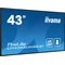 iiyama ProLite LH4365UHSB-B1 DS Monitor 43" 4K IPS LED, 24/7, CMS iisignage2, Android 11, Eshare, 800cd, WLAN, LAN, HDMI, DP