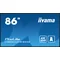 iiyama ProLite LH8664UHS-B2AG 86" 4K ELED VA Großformatmonitor Android, iiSignage2, eShare, LAN, WLAN, 24/7