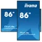 iiyama ProLite LH8664UHS-B2AG 86" 4K ELED VA velkoformátový monitor Android, iiSignage2, eShare, LAN, Wifi, 24/7