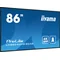 iiyama ProLite LH8664UHS-B2AG Monitor di grande formato VA 4K ELED da 86" Android, iiSignage2, eShare, Lan, Wifi, 24/7
