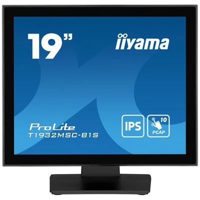 iiyama ProLite T1932MSC-B1S 19-дюймовий IPS LED 5:4 сенсорний монітор / VGA, HDMI, DisplayPort / динаміки, IP54