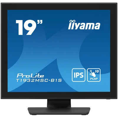 iiyama ProLite T1932MSC-B1S 19" IPS LED 5:4 dotykový monitor / VGA, HDMI, DisplayPort / reproduktory, IP54