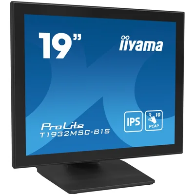 iiyama ProLite T1932MSC-B1S 19" IPS LED 5:4 Touchscreen-Monitor / VGA, HDMI, DisplayPort / Lautsprecher, IP54