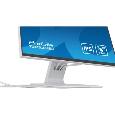 Iiyama ProLite T2252MSC-W2 Touchscreen Monitor 22'' FULL HD LED IPS /HDMI, DP/ Speakers, White