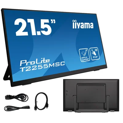 iiyama ProLite T2255MSC-B1 22" IPS LED Touchscreen Monitor /HDMI, DP/ MPP2.0 Stylus Support (Microsoft Pen Protocol)