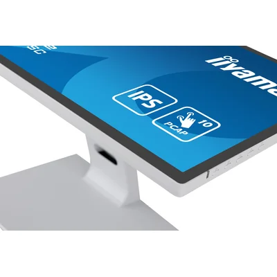iiyama ProLite T2452MSC-W1 24" IPS LED Touchscreen Monitor 10 Points Touch / HDMI, DisplayPort / Speakers, White