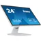 iiyama ProLite T2452MSC-W1 24" IPS LED Touchscreen Monitor 10 Points Touch / HDMI, DisplayPort / Speakers, White