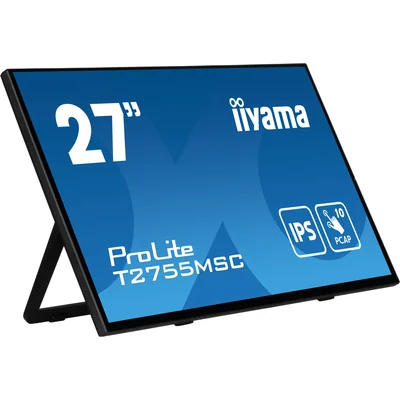 iiyama ProLite T2755MSC-B1 27-дюймовий IPS LED сенсорний монітор / HDMI, DisplayPort / динаміки, NANO-покриття