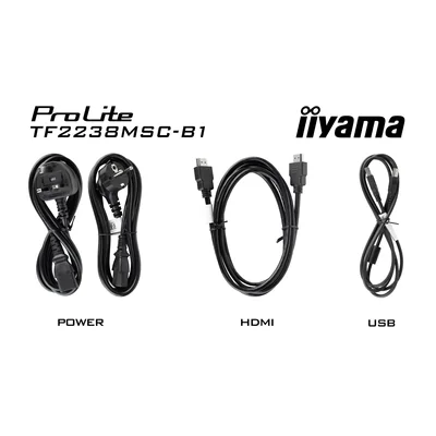 iiyama ProLite TF2238MSC-B1 22" IPS FHD IPX1 /HDMI, DP/ Lautsprecher