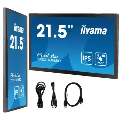 iiyama ProLite TF2238MSC-B1 22" IPS FHD IPX1 /HDMI, DP/ reproduktory