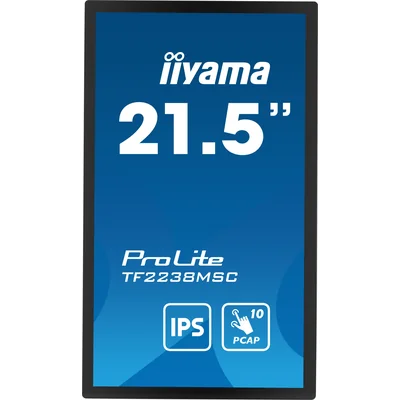 iiyama ProLite TF2238MSC-B1 Pantalla IPS FHD de 22" con IPX1, HDMI, DP y altavoces