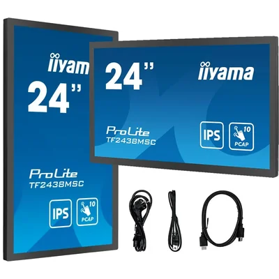 iiyama ProLite TF2438MSC-B1 24" IPS FHD IPX1 /HDMI, DP/ Акустичні системи