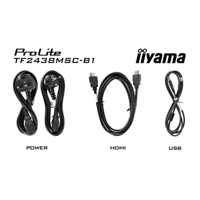 iiyama ProLite TF2438MSC-B1 24" IPS FHD IPX1 /HDMI, DP / Haut-parleurs