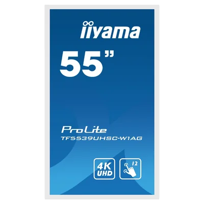 iiyama ProLite TF5539UHSC-W1AG 55" 4K Open Frame PCAP Touchscreen-Monitor, IPS, 24/7, Weiß