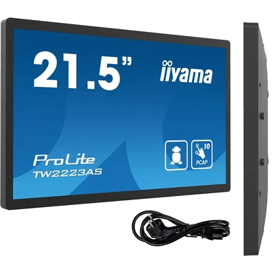 iiyama ProLite TW2223AS-B2 Touchscreen-Monitor 22" VA LED / HDMI / Android 12, GMS, WLAN, LAN, Bluetooth, 24/7