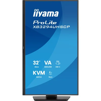 iiyama ProLite XB3294UHSCP-B1 32'' 4K VA LED monitor /2xHDMI, DP, USB-C dock (95W)/ KVM, PiP/PbP, Adaptive Sync