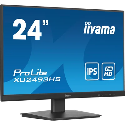 iiyama ProLite XU2493HS-B6 monitor 24" IPS LED 0,5 ms 100 Hz / HDMI DP / FlickerFree FreeSync