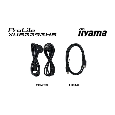 iiyama ProLite XUB2293HS-B6 monitor 22" IPS LED 1ms 100hz /HDMI DP/ HAS FlickerFree FreeSync